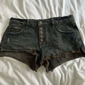 Free People Distressed Shorts